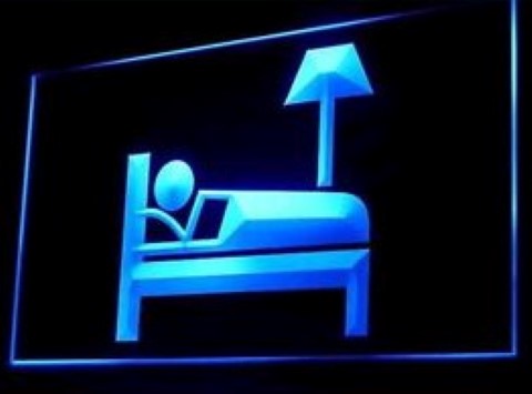 Motel Hotel Bed & Breakfast LED Neon Sign